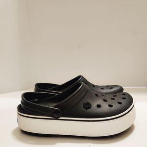 Crocs platform shoes